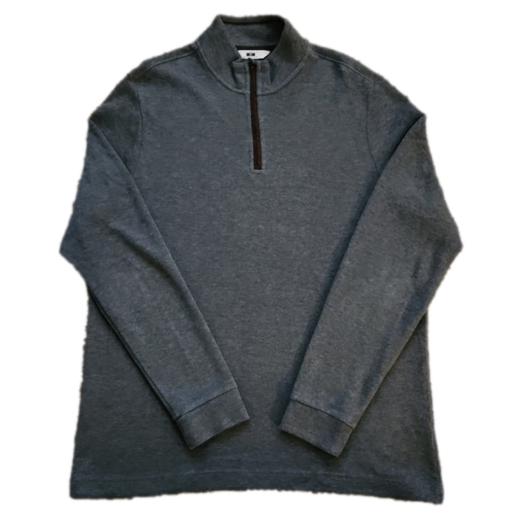 𝅺joseph Abboud Gray Pullover Shirt Jacket